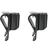 YLiiii 2 Pcs Black Convenient Golf Bag Organizer Clip, Golf Bag Putter Holder for Golf Bags Easy ...