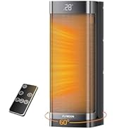 Flymoon Space Heaters for Indoor Use, 1500W Portable Heater with Remote, Overheat Protection, PTC...