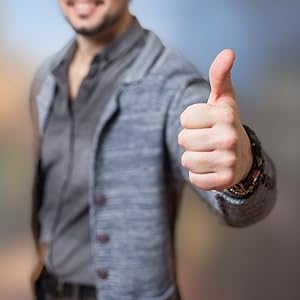 Man giving thumbs up