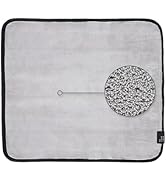 RESHOEVN8R Super Absorbent Shoe Cleaning Mat - 19" x 17" - Water-Resistant Cleaning Mat for Leath...