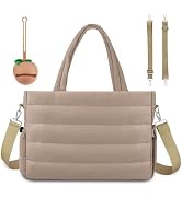 KUBYA Diaper Bag Tote, Puffer Diaper Tote Bags for Women Lightweight Travel Work Hospital Baby Ba...