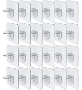 Punch Free Shelf Support Peg-Self Adhesive Shelves Clips for Kitchen Cabinet Book Shelves-Strong ...