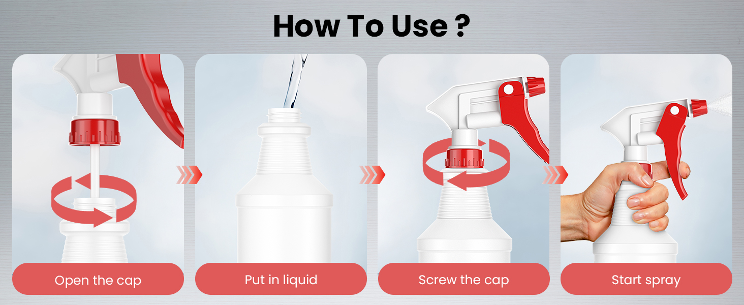 plastic spray bottle