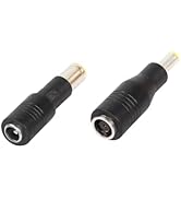 Tonton DC Power Plug Connectors - 8mm Male to 5.5mm x 2.1mm Female Adapter and 5.5mm x 2.1mm Male...