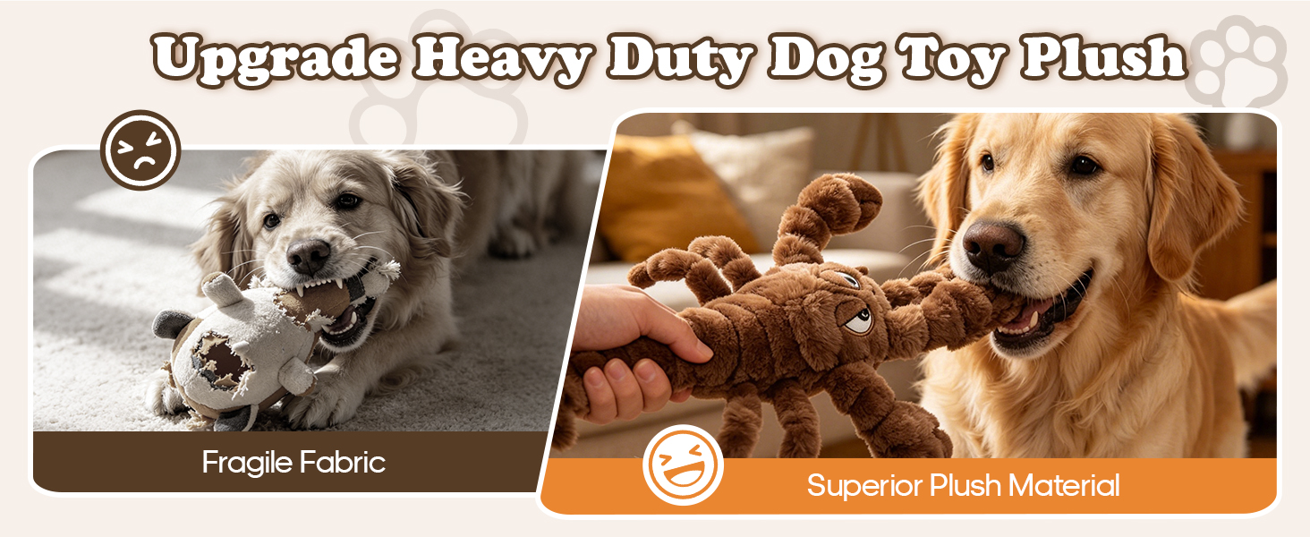 Interactive Squeaky Dog Chew Toy