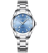 Gosasa Women Classic Fashion Watch Casual Business Quartz Watch Stainless Steel Waterproof Lumino...