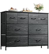 WLIVE Dresser for Bedroom with 8 Drawers, Wide Fabric Dresser for Storage and Organization, Bedro...