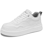 YCMM Lace Up Platform Sneakers for Men Women Lightweight Comfortable Casual Fashion Sneaker Walki...