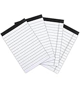 SAYEEC Writing Note Pads A7 Size Removable Narrow Ruled Memo Pad 2.95