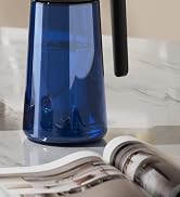 YARRAMATE 16oz/470ml Light-Blocking Dark Oil Sprayer for Cooking, 2 in 1 Olive Oil Dispenser Bott...