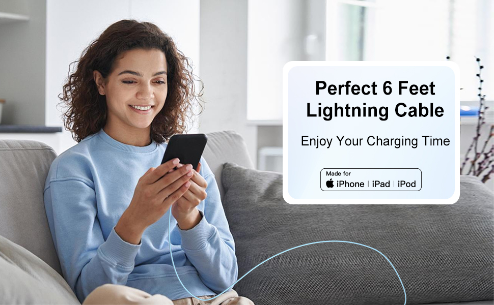iphone charger cord 6ft