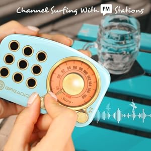 retro radio bluetooth speaker