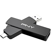 PNY 2TB Duo Link V3 USB 3.2 Gen 2 Type-C & Type-A OTG Flash Drive Extreme Speeds Read/Write 1000/...