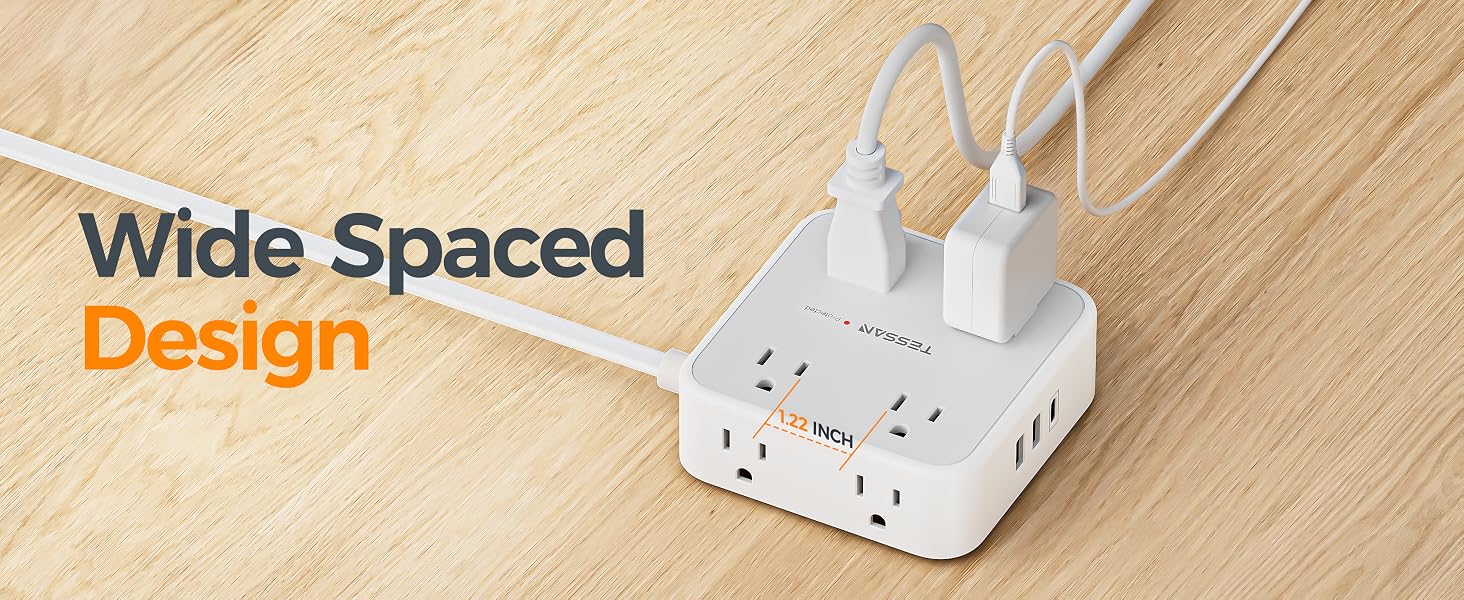 Widely Spaced Outlets