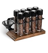 MHW-3BOMBER Single Dose Coffee Bean Storage Tubes, 8 pcs, Coffee Bean Cellars with One-Way Exhaus...