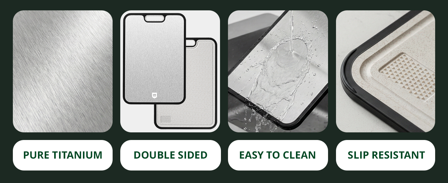 pure titamium titanium cutting board