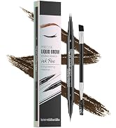 Pinkiou Microblading Eyebrow Pen, 2-In-1 Waterproof Eyebrow Pen, Dual-Ended Eyebrow Pen with 2-Fo...