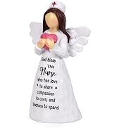 Nurse Gifts, Nurse Resin Doll Angel Figurine Desk Decor 6.3 Inch, Gift for Nurses Healthcare Work...