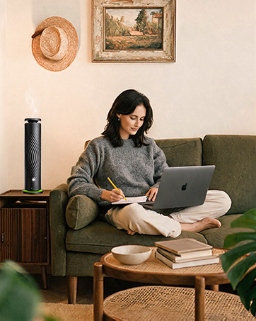 Waterless Essential Oil Diffuser Starter Kit