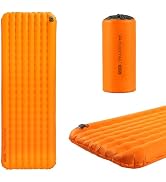 FLEXTAILGEAR Ultralight Backpacking Sleeping Pad with 5.6 R-Value, Insulated Camping Pad, 4 in Th...