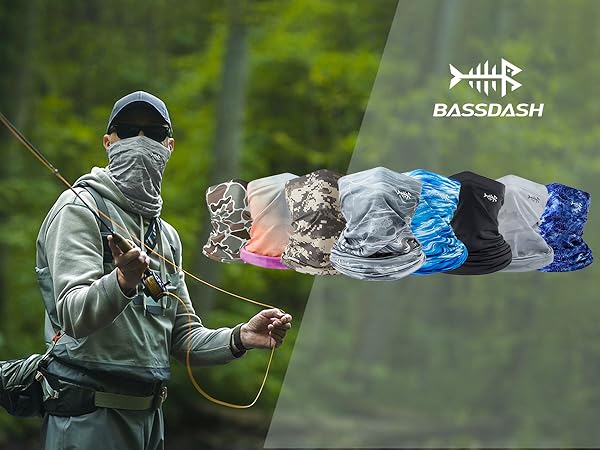Sun uv protection face mask cooling neck gaiter