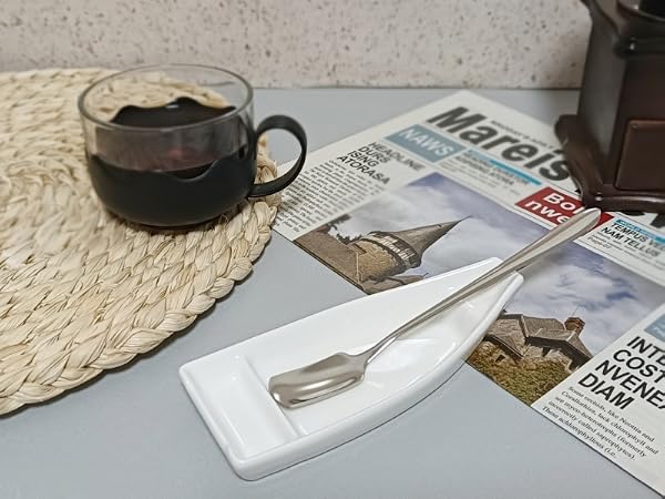 Coffee Spoon and Rest for Coffee Bar