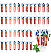 60 Tubes Bulk Travel Size Mini Toothpaste, 0.176oz Disposable Mint Flavor Pocket Teeth Paste Smal...