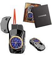 Cool Lighter, Creative Sports Car-Shaped Butane Lighter with Jet Windproof Red Flame, Novelty Jet...