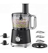 OLIXIS Food Processor 10.5 Cup, Vegetable Choppers with Slicing Shredding Chopping Kneading, Dish...