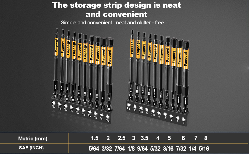 allen wrench drill bit set hex bit set