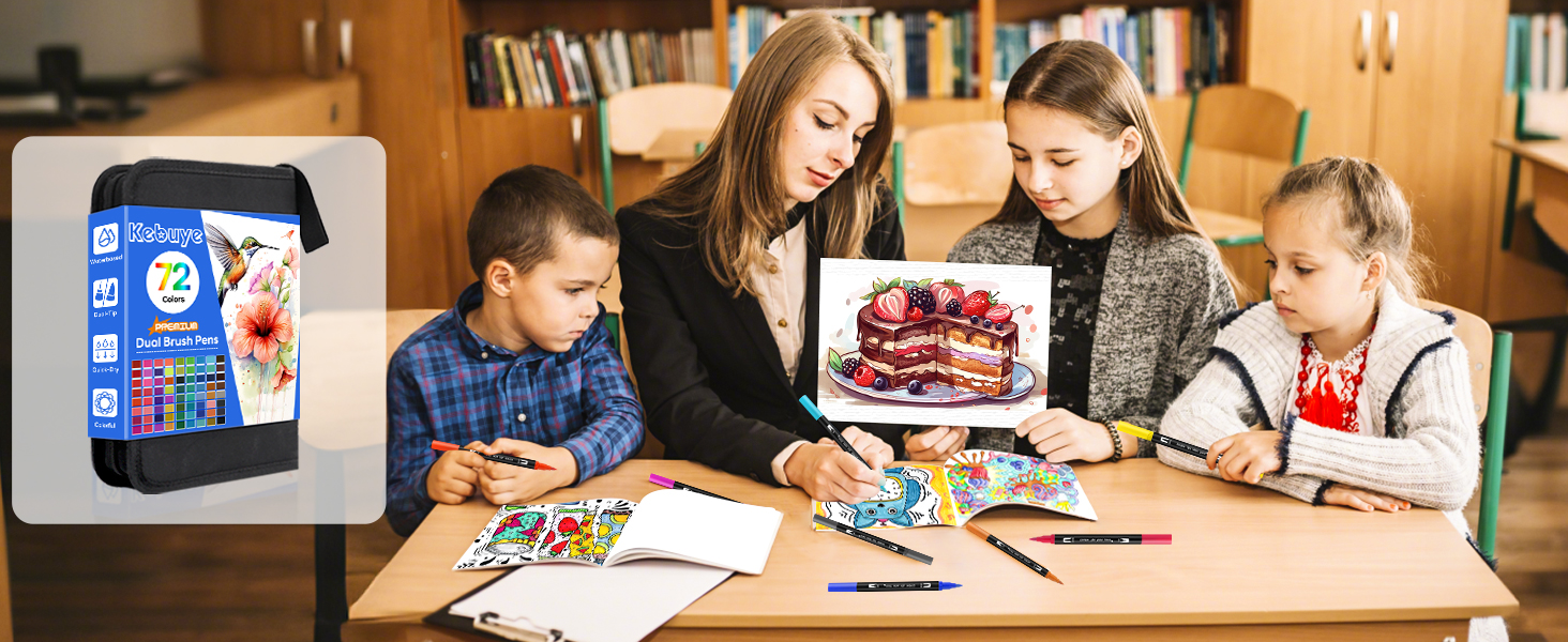 brush marker set