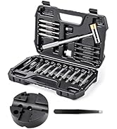 GRENTOOL Punch Set, Pin Punches, Roll Pin Punch, Tool with Hammer, Metal Material Including Punch...