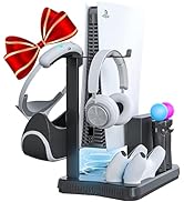 Skywin PSVR Charging Display Stand - Showcase, Cool, Charge, and Display your PS VR - Compatible ...