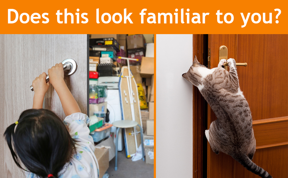 Door lever lock