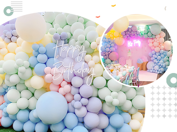 Rainbow Color Balloons