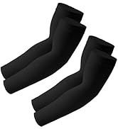 SHEVERCH 2 Pairs Cooling Arm Sleeves Sun UV Protection Sports Compression Sleeves for Men Women