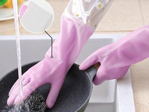 cleaning kitchen gloves