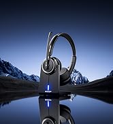 A wireless headset with mic for work that enhances the calling experience