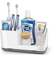 PARKMANI Toothbrush Holders for Bathroom Countertop, Kids Electric Toothbrush and Toothpaste Hold...