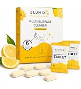 Blumix Multi-Surface Cleaner Refill Tablets – 6 Count | Fresh Lemon Scent | Eco-Friendly, Biodegr...
