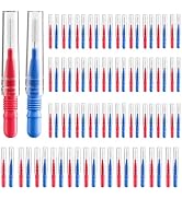RAZOKO Interdental Brush, Flossing Head,Easy Use Tooth Cleaning Tool (88 Count)(2.5mm/3mm)