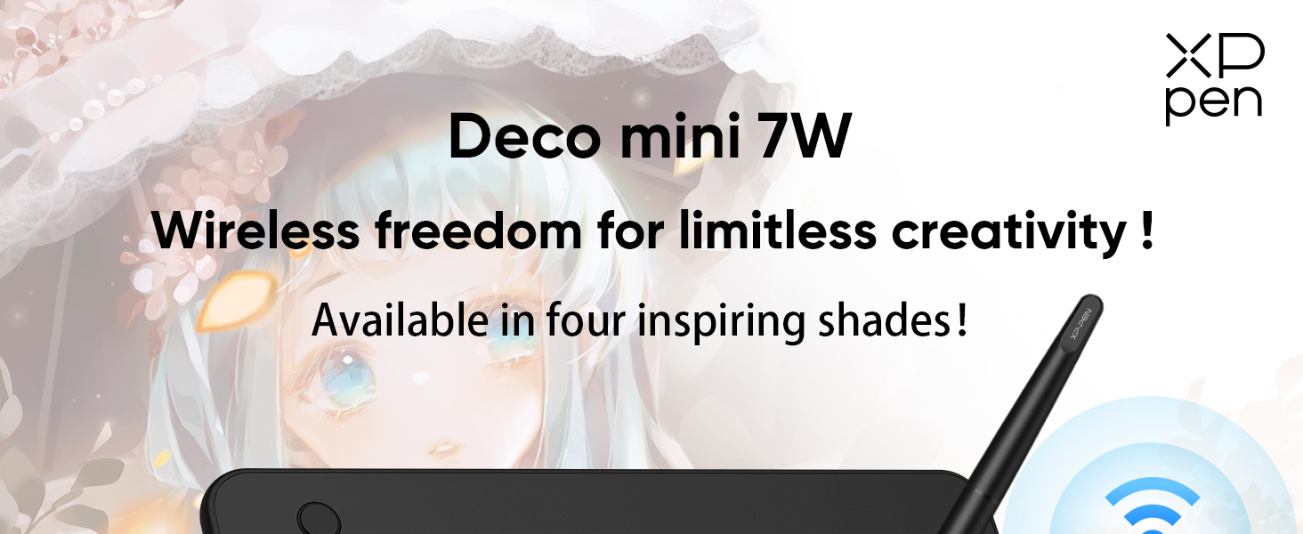 XPPEN DECO MINI 7W DRAWING TABLET GRAPHIC TABLET
