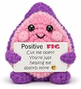 Viaosanza Easter Emotion-Boosting Gift – Handmade Crochet Fig (Fruit-Themed) – Mini Decor, Easter...