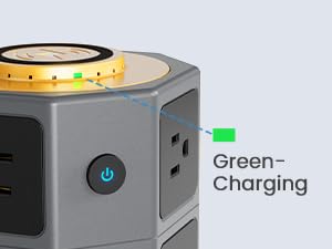 Power strip tower indicator light