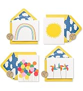 Papyrus Blank Cards with Envelopes, Little Box of Happy (20-Count)