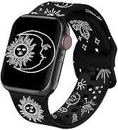 ACESTAR Double Sided Band Compatible with Apple Watch Band 38mm 40mm 41mm, Cute Soft Silicone Rep...