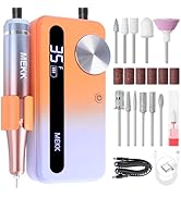 MEKK Nail Drill Kit,35000RPM Electric Nail Drill Professional Electric Nail File with 12PCS Bits,...