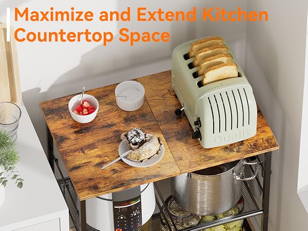 microwave stand table