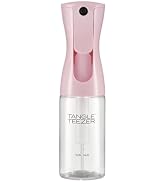 TANGLE TEEZER Travel-Size Fine Mist Continuous Spray Bottle, Reusable and Refillable, for Hair De...