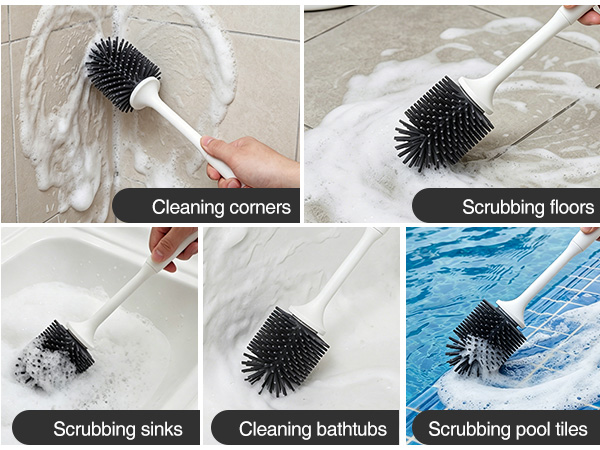 toilet brush silicone